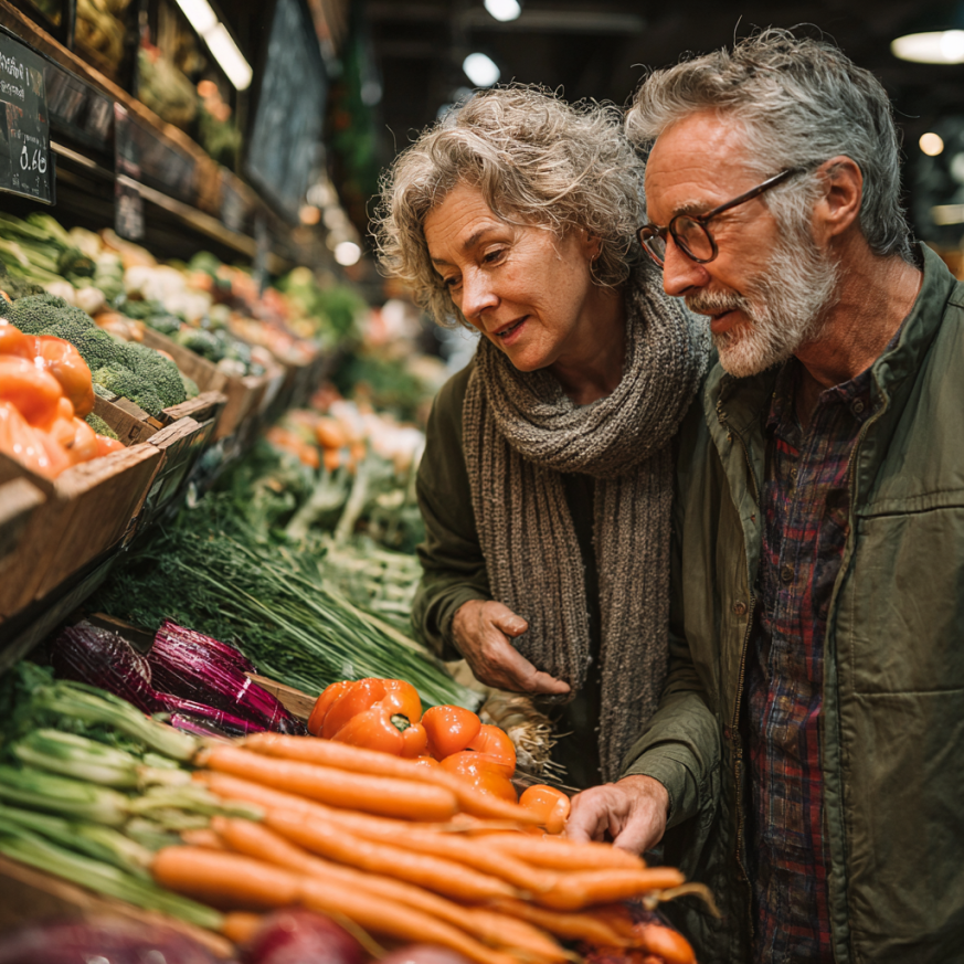 Спеціаліст з харчування консультує літню жінку