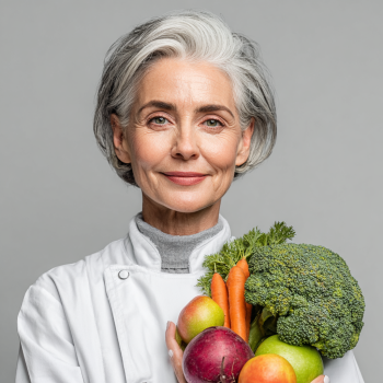 Спеціаліст консультує клієнта щодо здорового харчування